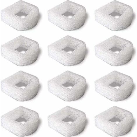 Ersatz-Schaumstofffilter (12er-Pack) für Trinkbrunnen für Katzen, Hunde und andere Haustiere – kompatibel mit Keramikbrunnen und Drinkwell 360 Edelstahlbrunnen (1/4)