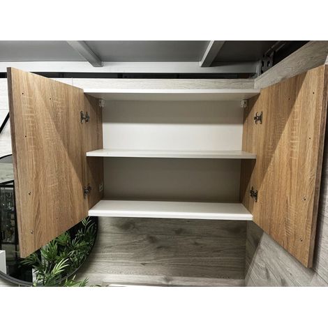 Meuble de cuisine suspendu simple en chêne Sonoma 80 x 60 (1/4)