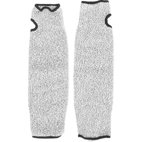 Manchons de protection anti-coupures Niveau 5 avec trou pour pouce, XL 48 cm - Protège-bras sécurité (1/5)