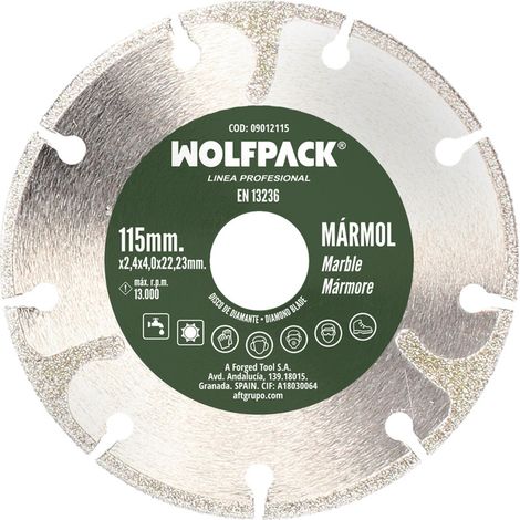 Diamantscheibe wolfpack-linea-profesional diamond cutting disc 115 mm nass trocken