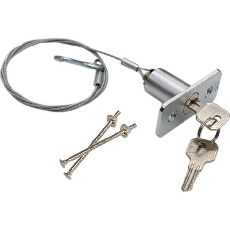 Mecanismo de bloqueo de emergencia: Desbloqueo rápido con 2 llaves para puertas de garaje – Desbloqueo manual en caso de fallo eléctrico – Compatible con todos los modelos (1/5)