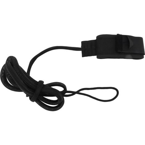 Sangle de pied pour planche de surf, cheville réglable avec mousqueton, cordon de sécurité pour paddle board, accessoire extérieur noir