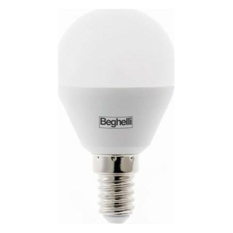 Beghelli 56963 Lampadina mini globo led SMD 3,5W E14 250LM bianco naturale 4000K (1/2)