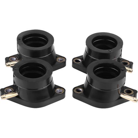 Joint de botte de collecteur d'admission de carburateur de moto 4 pièces pour YAMAHA XJ550 Maxim/Seca 81-83 XJ400 (1/4)