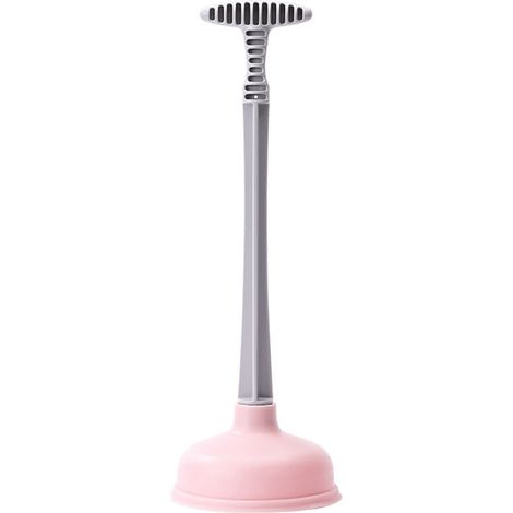 Plongeur Pour Toilettes Avec Support - Tête En Caoutchouc Naturel 14,5 cm - Manche Ergonomique 50 cm - Pour Baignoires Et Éviers - 1 Pièce (1/5)