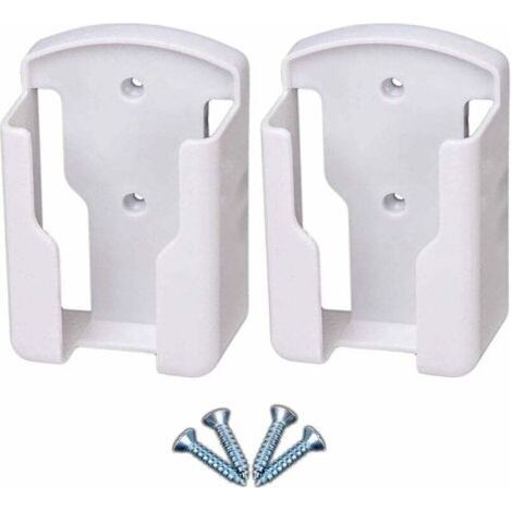 Remote control wall mount – Storage box for remote controls up to 64mm – Pack of 2 – Durable ABS material (1/5)
