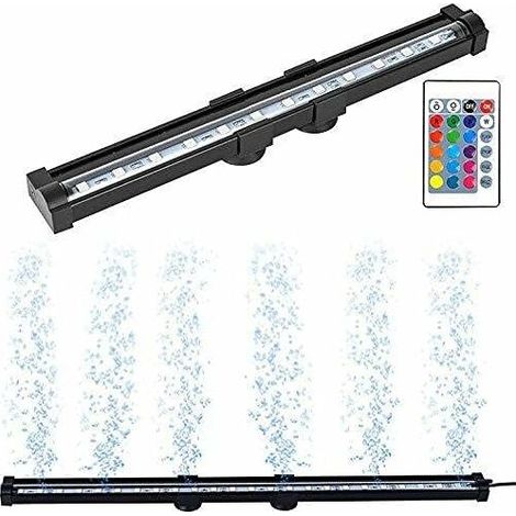 Éclairage LED pour aquarium - Lampe pour plantes aquatiques - Lampe submersible RGB avec télécommande 24 touches - Éclairage LED pour la croissance des plantes (1/5)