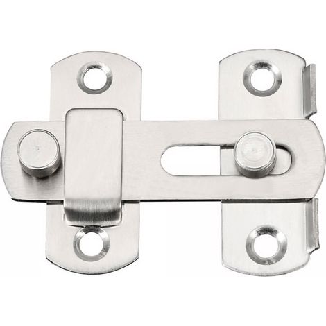 24PCS Verrou de Porte en Acier Inoxydable, Loquet Coulissant de Sécurité pour Porte Fenêtre Armoire Animal 3in (1/5)