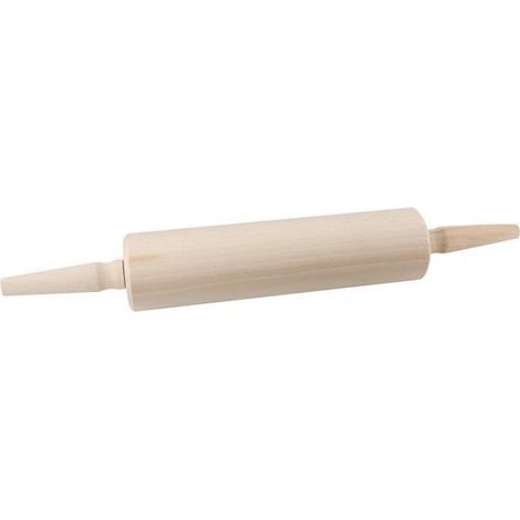 Rouleau À Pâte - Bois De Hêtre Et Plastique - 46 X 6,3 X 6,3 Cm - 1 Pièce