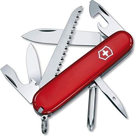 Victorinox Coltellino Multiuso Hiker Rosso 91mm