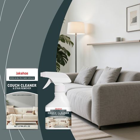 Sofa-Fleckenentferner-Spray – Reinigt Stoffe, Leder und Heimtextilien – Kein Waschen erforderlich, einfach abwischen, entfernt Gerüche – 237 ml -- DE (1/5)