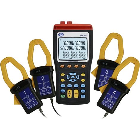 [GEBRAUCHT] B-Ware Pce Instruments Leistungsmessgerät Energiezähler 3 Phasig Tasche 4 Stromzangen
