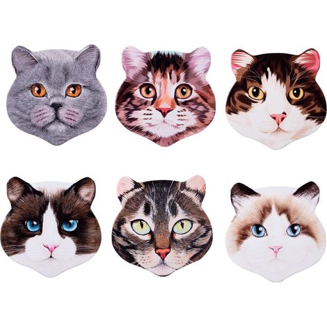Table Passion - Dessous de plat chat 20 cm (1 modèle aléatoire)