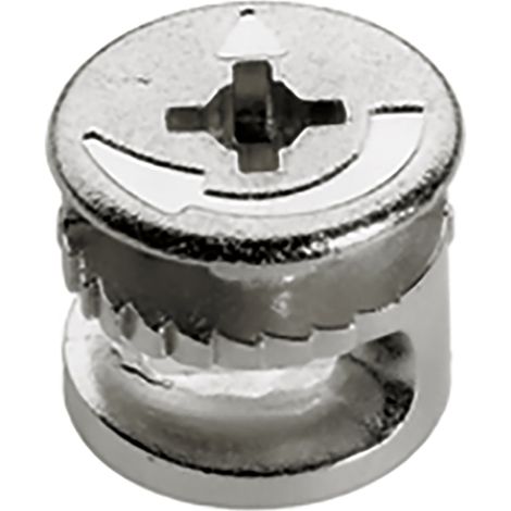 HETTICH RASTEX 15 Exzenter mit Abdeckrand, Bohr ø15, Plattenst. 15