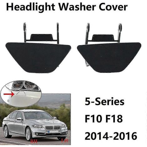 1 Paar Scheinwerfer-Waschdüsen-Abdeckkappen für 5er BMW F10 F18 (2014–2016) 51117332683 51117332684 Edition 0617