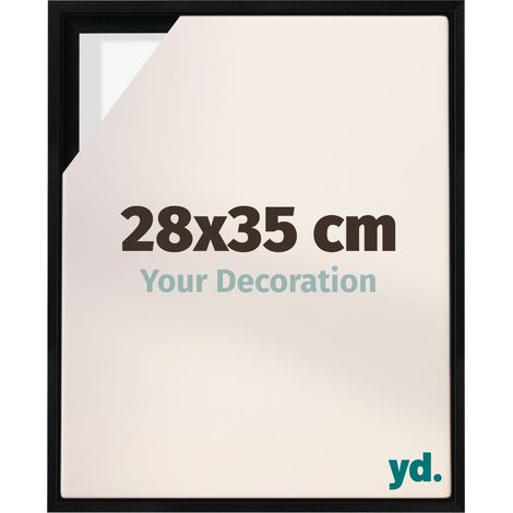 Your Decoration - Cadre flottant - Noir Mat - Cadre en caisse américaine pour toile sur chassis - MDF - Lyon (1/5)