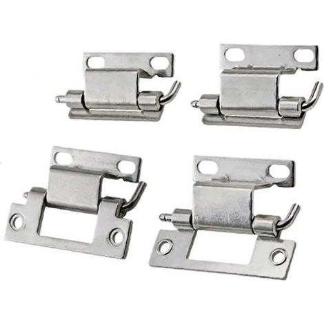 Charnière amovible en acier inoxydable 304 pour porte d'armoire électrique industrielle, résistante à la corrosion et durable (1/5)