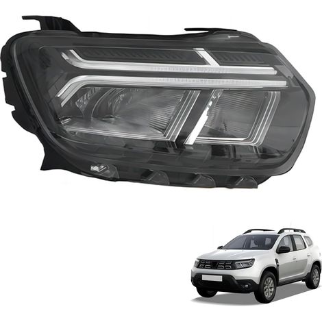 Phare Droit Electroplaqué Convient à DACIA DUSTER 2022 XF733-010 Electroplaqué Droit R:260101613R 260109550R (1/5)