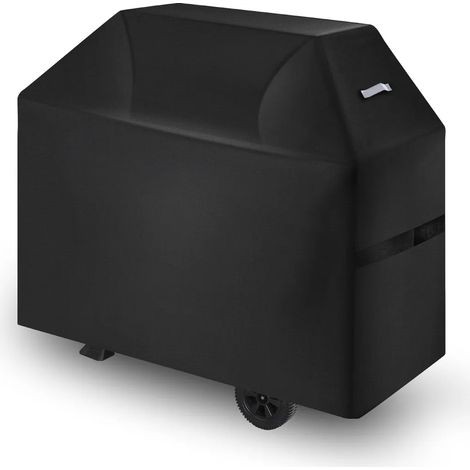 Housse de protection pour barbecue VEVOR (1473 mm), imperméable et résistante aux intempéries, en polyester 600D durable, facile à installer et à retirer grâce à ses sangles Velcro. (1/5)