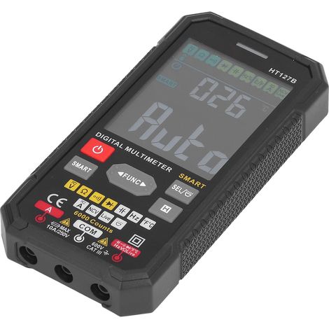 Digitales Multimeter mit automatischer Digitalanzeige, AC/DC-Tester, Volt, Ohm, Ampere, tragbares Voltmeter, Ohmmeter, Amperemeter (1/5)