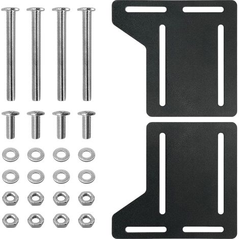 Support de fixation pour meubles, adaptateur cadre lit en acier (1/5)