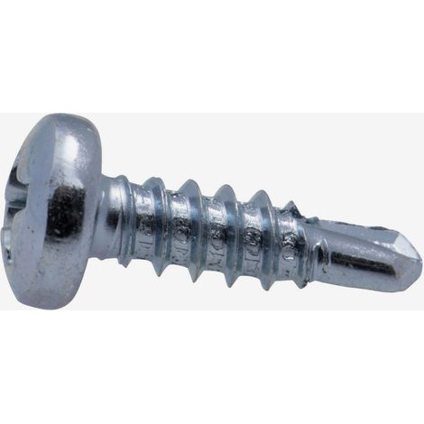Vis autoperceuse zinguée tête fraisée PH 3,5x13 mm (lot de 32 vis)