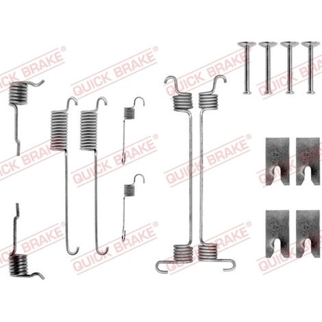 Kit d'accessoires, mâchoire de frein Quick Brake 105-0731 FORD
