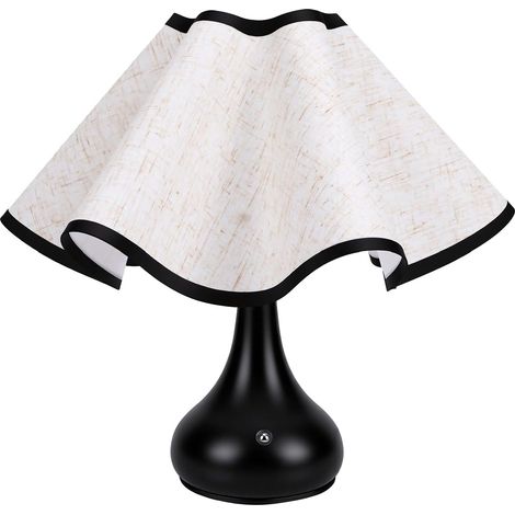 Lampe de Table à Commande Tactile, Veilleuse Chevet Festonnée 3 (1/5)