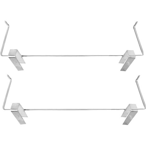 Lot de 2 Supports de Ruche Support de Cadre de Ruche Cadre D'Apiculture Support de Pince Support Équipement D'Apiculture Cadre de Ruche D'Abeille Poignée Argent (1/5)