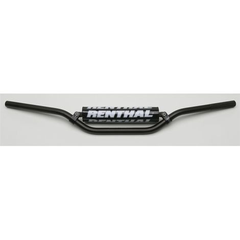 Manubrio Renthal MX 7/8" nero, 22 mm, Vintage/Desert, in alluminio, con imbottitura in schiuma
