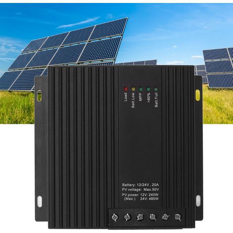 MPPT5020 Solarladeregler für netzunabhängige Systeme, MPPT-Vollleistungsregelung mit Lithium-Blei-Säure-Batterien (1/5)