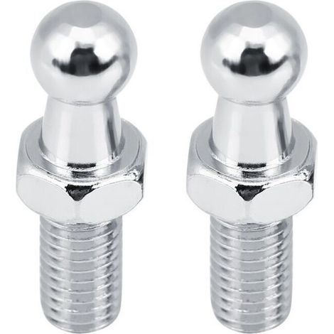 Lot de 2 Rotule De Verin Voiture M8, Goujon à Bille De 8mm Joint à Rotule De Jambe De Force à Gaz 10mm Goujon à Bille Capot Strut Goujon à Bille Goujon à Bille à Gaz Rotule M8 Rotule De Verrin (1/5)