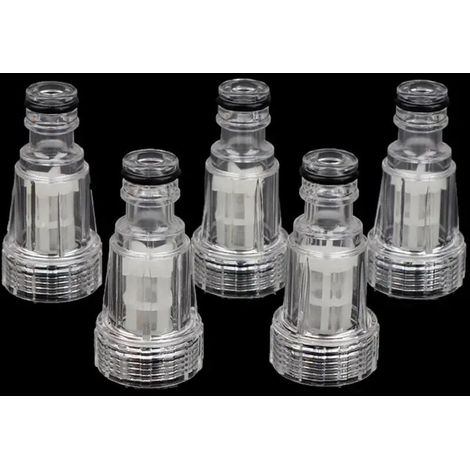 (5 pièces) Filtre à eau pour nettoyeur haute pression Karcher séries K2-K7, 175 PSI, pour jardin.