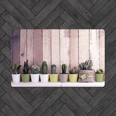 Felpudo de vinilo Cactus 45x75cm