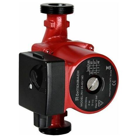 RHG Pompe de circulation de YRS25-6G-180 180 230V pompe de circulation pompe de chauffage