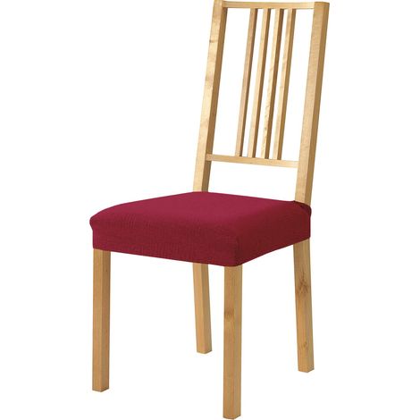 Coprisedia Antimacchia Bielastico Elasticizzato Senza Schienale Proteggi Seduta 2/4/6 Pezzi Bordeaux - 2 Pezzi (1/4)
