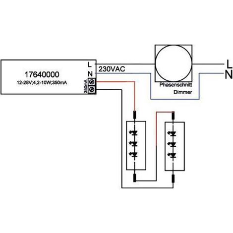 Brumberg 17640010 LED-Konverter 10 W 350 mA 28 V dimmbar