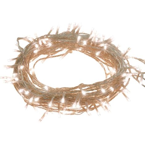 Guirlande LED，Décoration de Noël avec 400 LED Blanc chaud 40 m PVC CFW41619 (1/5)