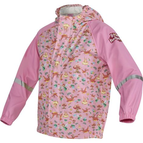 Gebol Regenjacke Little Helpers Märchenwald pink Regenhose (1/2)