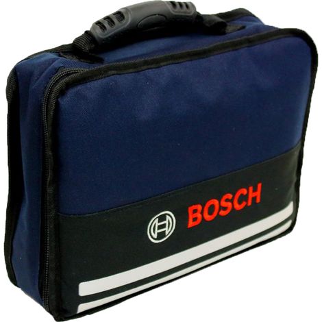 Bosch – Sacoche à outils en tissu 30 x 22 x 8cm – Pour visseuse perceuse 10,8V / 12V – Conçue pour chantiers humides
