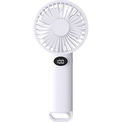 Mini Ventilateur Portable Pliable USB Rechargeable 1200 mAh – 6 Vitesses, Format Compact pour Voyage, Usage Quotidien et Été (1/5)