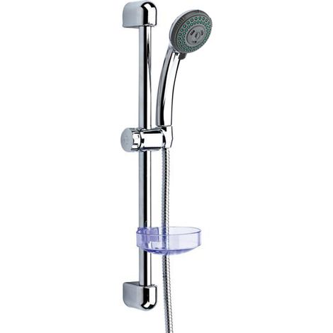 Conjunto de barra de ducha Hydrostyle - cromo - 2 chorros