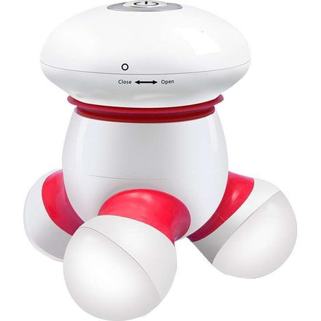 Mini massaggiatore manuale con vibrazione e luce LED per alleviare il dolore - Portatile e ideale per testa, collo, schiena e altro ancora