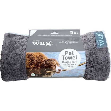 Henry Wag Microfibre Towel Large 150 X 100cm 265723 (1/5)