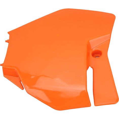 ABS-Motorrad-Frontnummerntafel für EXC 150 250 300 TPI 2020-2022 Orange, starres Kunststoff-Lenkeremblem, universelles Kennzeichenschild, Gabelschutzset. (1/5)