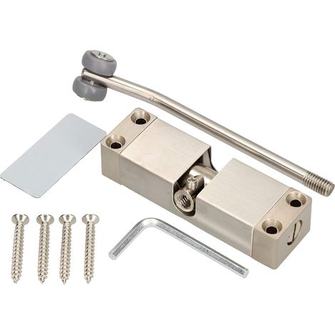 KOTARBAU Ferme-porte à ressort en acier inoxydable 98 x 30 x 140 mm pour portes et portails (1/5)