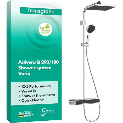 Hansgrohe 28648000 Showerpipe Activera Q 290/180 1 jet