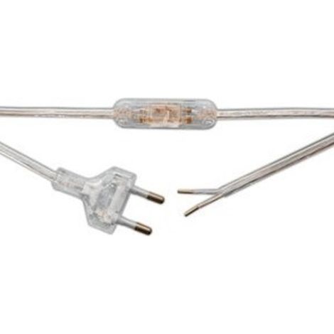 Interrupteur unipolaire 2 m, 2 A, 250 V - Protection électrique, contrôle des circuits, utilisation dans les installations domestiques et commerciales