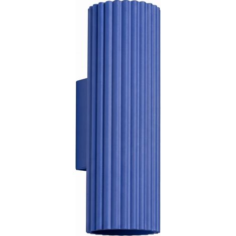 Applique KARBON oltremare 6.5x20x8.5cm Alluminio Sollux (1/5)