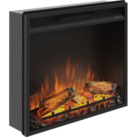 Insert cheminée électrique programmable 1500W – Télécommande – Détection fenêtre ouverte – Pour espaces jusqu'à 37m² – Tagu